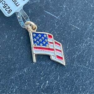 American Flag Gold filled Charm